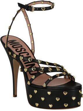Moschino Ankle Strap Platform Sandal Heel